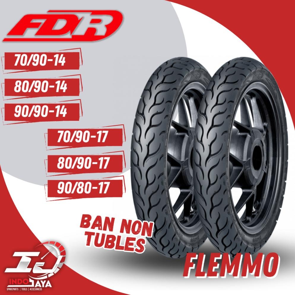 [READY COD] BAN FDR FLEMMO  ( 70/90 - 80/90 - 90/80 - 90/90 ) RING 14 / RING 17 / BAN FDR TUBETYPE (