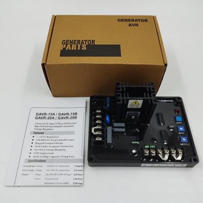 Avr Universal Avr Generator Avr Genset Gavr15A Gavr-15A Hitam Ic Besar