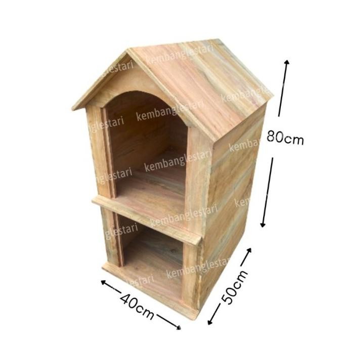 Rumah Kucing Kelinci Anabul Model Tingkat Rumah Kayu Co