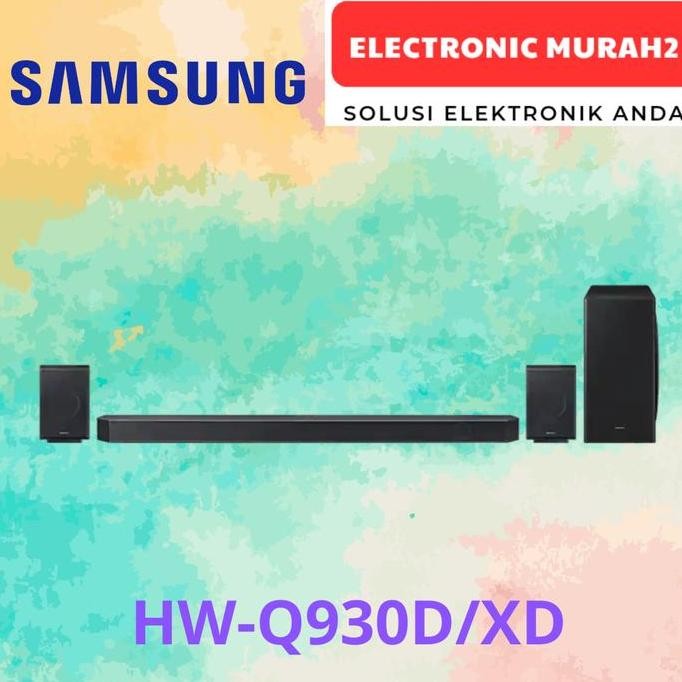 Sale Samsung Soundbar Hw-Q930D 9.1.4Ch Subwoofer & Rear Speaker