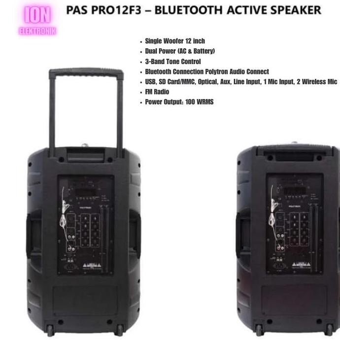 Murah Polytron Paspro 12F3 / Paspro12F3 / Paspro-12F3 Speaker