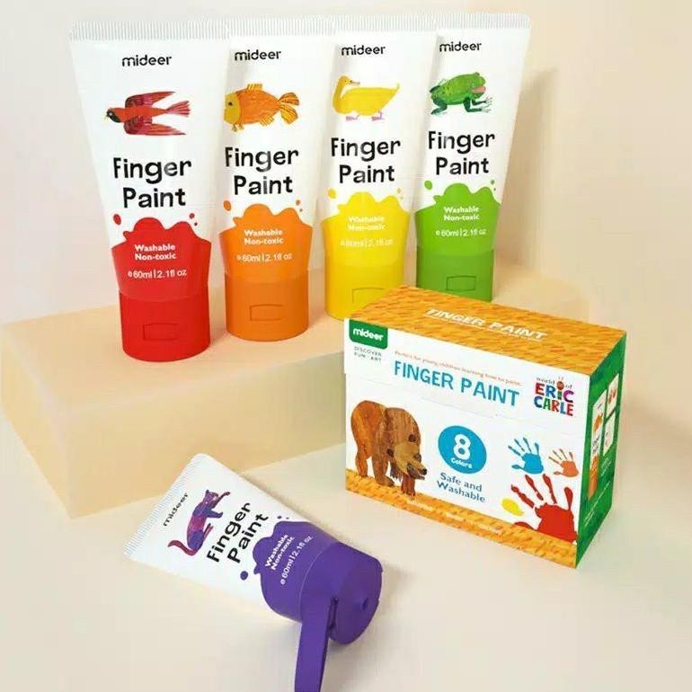 

deer washable non toxic finger paint painting isi 8