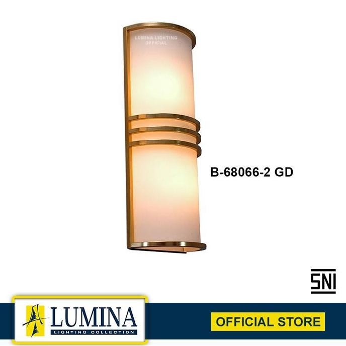 Promo Lumina Lampu Hias Lampu Dinding Lumina - Model Minimalis Type B-68066-2 Gd