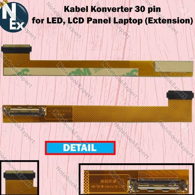 ready Kabel Converter Konverter 30 pin for LED, LCD Panel Laptop (Extension)