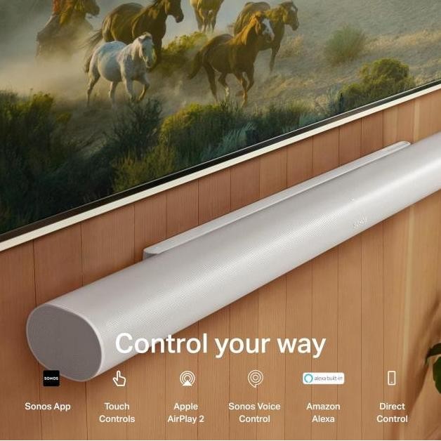 Promo Sonos Arc Ultra Soundbar Dolby Atmos Flagship Sonos Product High Quality White