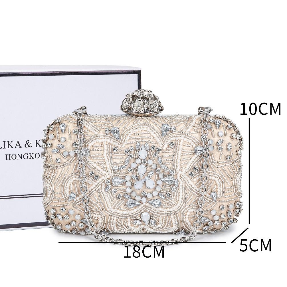 Malika Kimura - Clutch Pesta Fashion / Tas Cantik Kondangan / Tas Rantai Bag / Clutch Original Brand