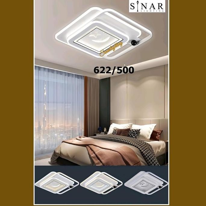 Grosir Lampu Plafon Minimalis Led 3 Cahaya S614