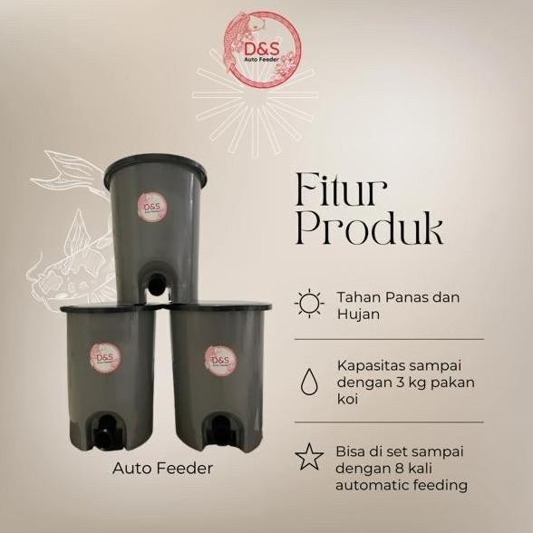 Autofeeder Koi Auto Feeder Koi Pemberi Makan Ikan Koi Automatis Co