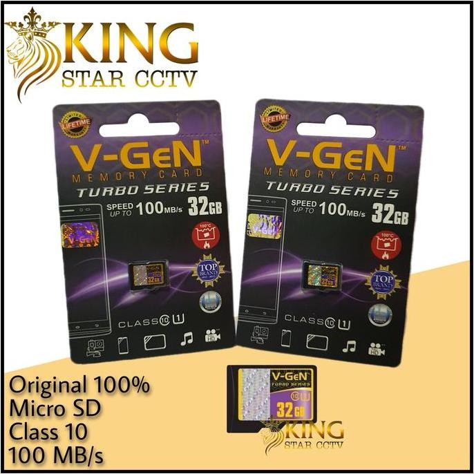Micro Sd V-Gen 32Gb,Microsd Vigen/Memory Card Vgen 32Gb New Stok