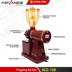 (Expert) Mesin Giling Kopi Coffee Maker Grinder Listrik ADVANCE ACG-108