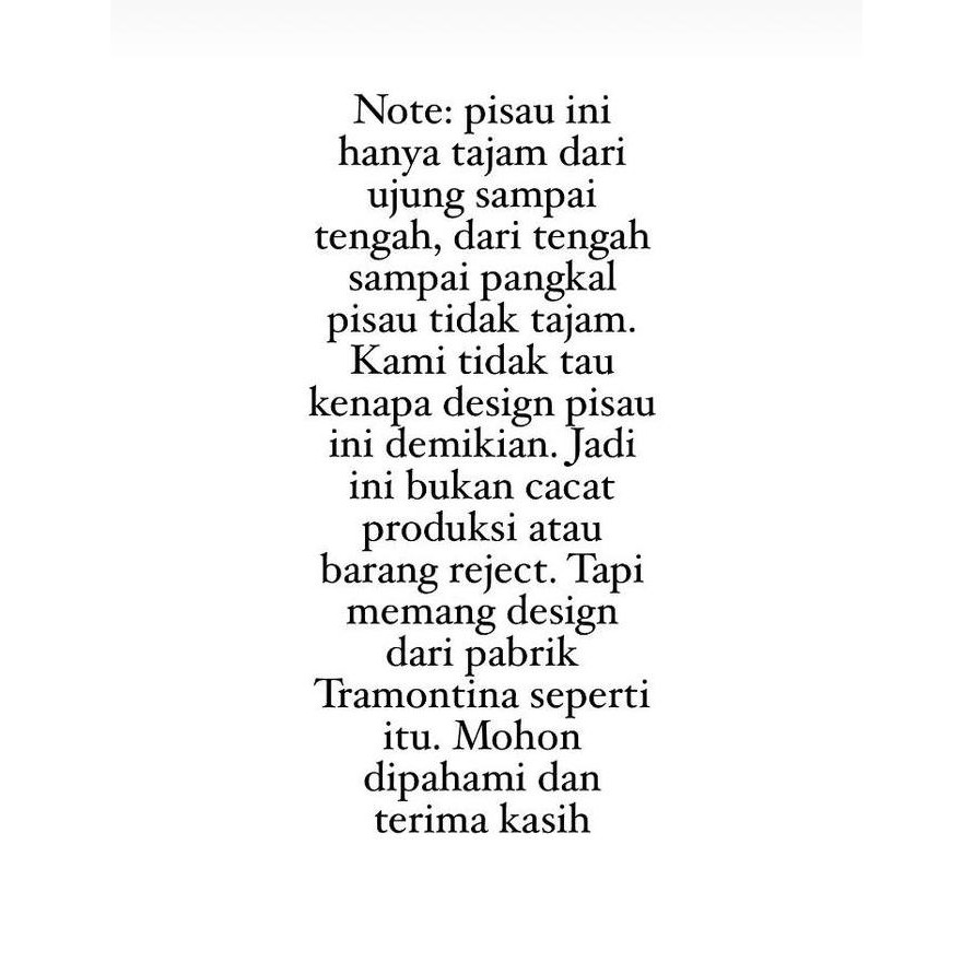 (Expert) ORI Pisau Boning Tramontina 5" / Pisau Seset Pisau Tulang Tramontina