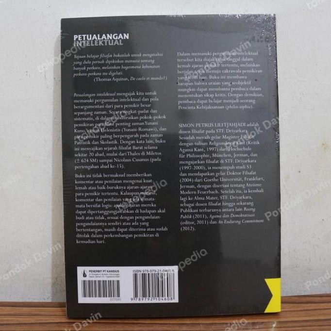 new PETUALANGAN INTELEKTUAL PUSTAKA FILSAFAT - SIMON PETRUS L TJAHJADI
