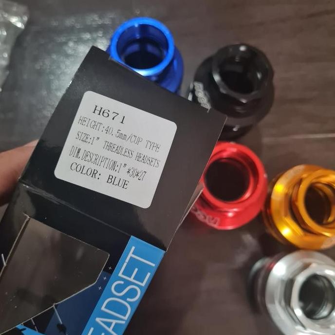 headset NECO TAIWAN h671 bearing sepeda 22.2mm kom mangkok fork garpu