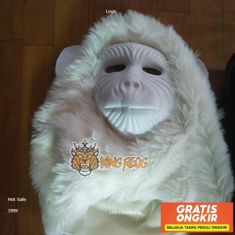 Topeng Monyet/Topeng Monyet Murah/Barongan/Thek/Topeng Mainan