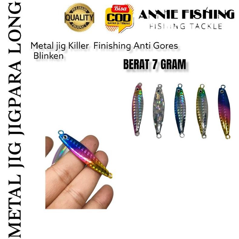Micro Jig Tetra 7 Gram / Metal Jig Umpan Pancing AST nUg