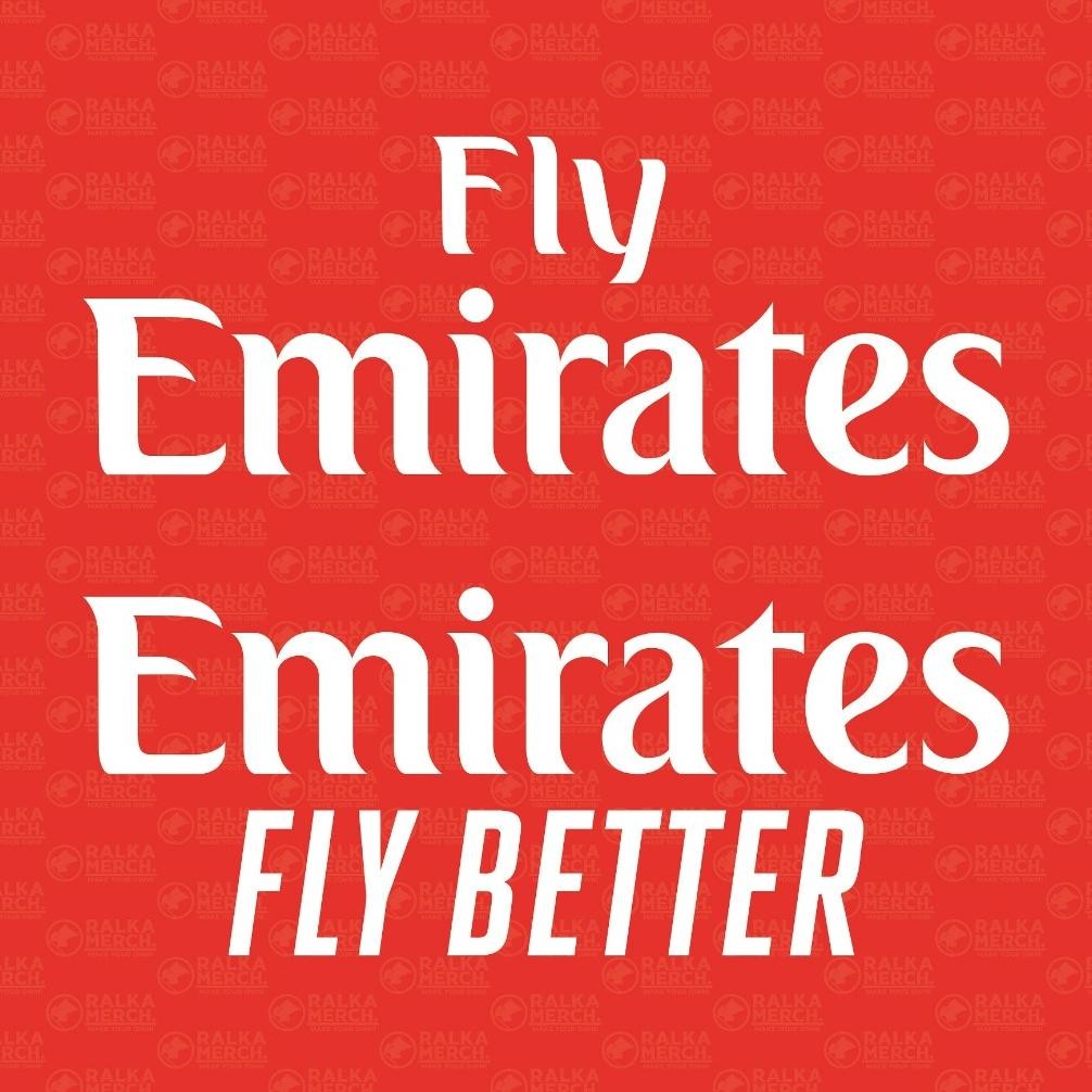 FLY EMIRATES FLY BETTER | Sponsor Jersey Real Madrid | Arsenal | Emirates Fly Better | Fly Emirates 