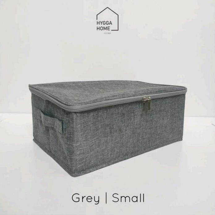 

Terlaris Ichiyo Kotak Penyimpanan Lipat Kain Tutup Resleting / Storage Box Lid