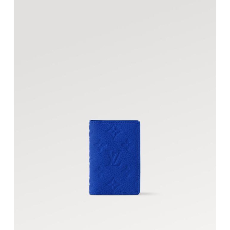 LOUIS VUITTON - Pocket Organizer - Blue - Dompet Card Holder Original Product