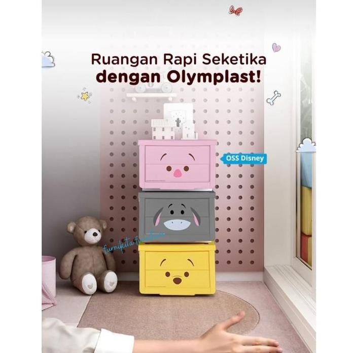 

Terlaris Olymplast Oss Storage Solution Rak Mainan Serbaguna Plastik Container Box [Olyacc]