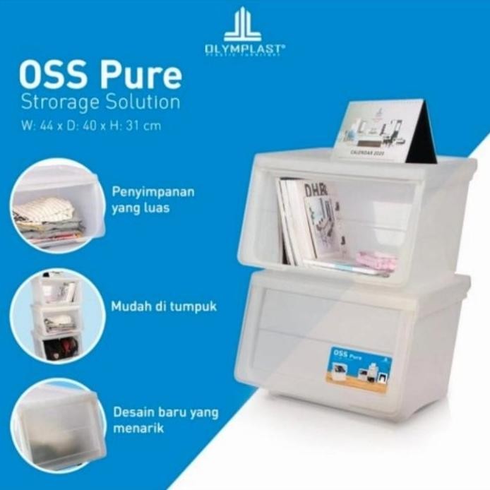 

Terlaris Olymplast Oss Container Plastik Pure / Box Serba Guna