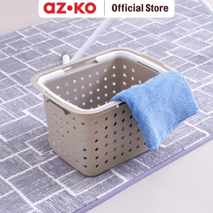 

Terlaris Azko Krishome 42X31.5X26 Cm Keranjang Laundry - Krem Beige