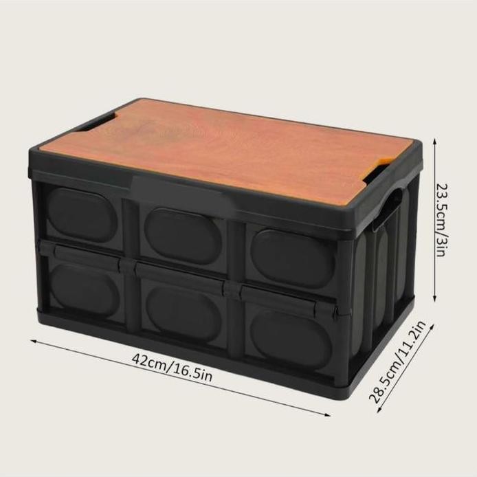 

Terlaris Kotak Box Lipat Piknik Campervan Multifungsi/Foldable Storage Box 30L