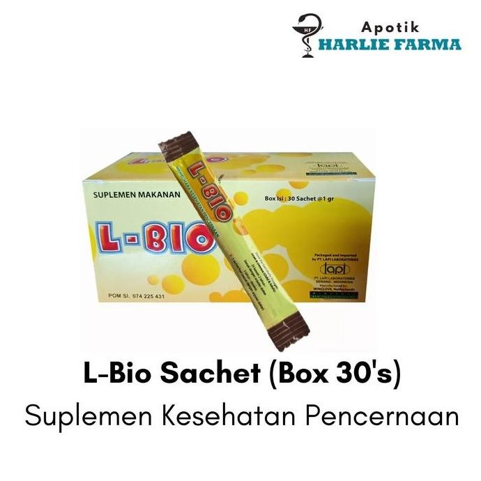 TERBARU - L-Bio L Bio Box isi 30 Sachet - Obat Pencernaan Anak