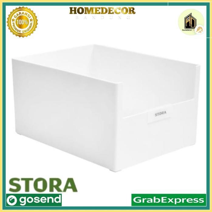 

Terlaris Stora 28X21X15 Cm Kotak Penyimpanan Serbaguna - Putihstorage Cube Organizer High Xl Wht