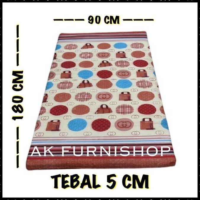 Kasur Lipat Busa Dakron Murah Tebal 5 Cm - Kasur Lantai Ekonomis