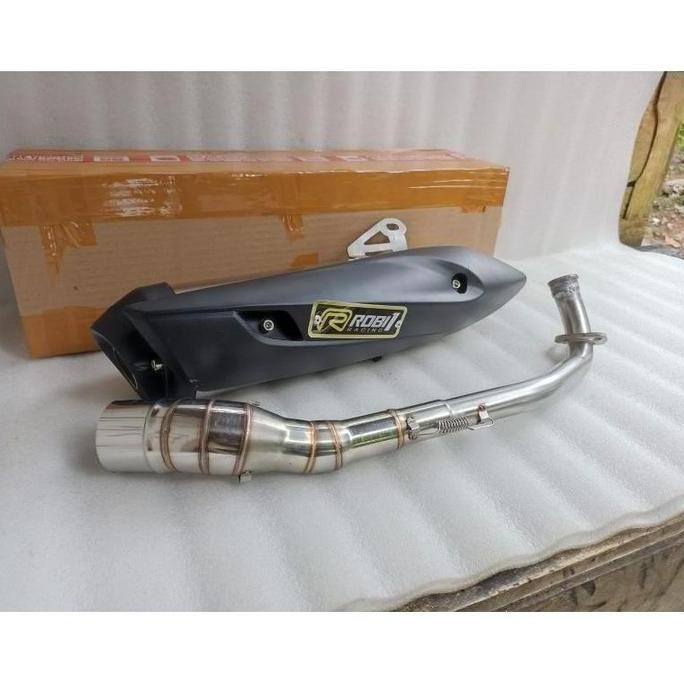 READY KNALPOT ROB 1 UNTUK MOTOR VARIO 125/150/160 N-MAX NEW/OLD PCX