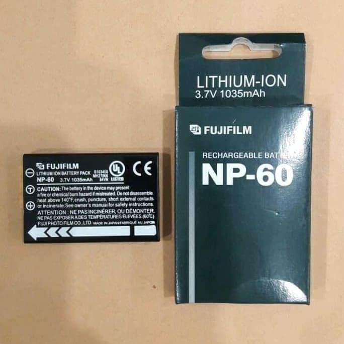 TERLARIS - Battery Fujifilm NP-60 NP60 Rechargeable