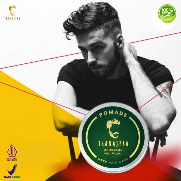 TERBARU - Minyak rambut pria wangi penghitam uban Najpra pomade waterbased