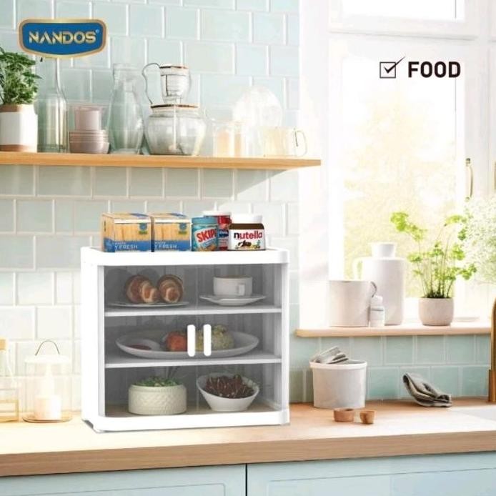 

Terlaris Naiba - Food Cabinet Bistro (Nandos) Rak Plastik Serbaguna Tempat Penyimpanan Multifungsi