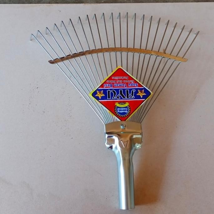 (Expert) sapu taman besi/sapu garuk/sapu daun kering