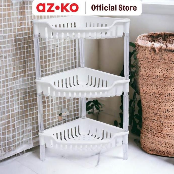 

Terlaris Azko Stora Ukuran S Rak Penyimpanan 3 Tingkat Triangle - Putih Organizer Serbaguna Tempat Simpan Barang Multifungsi Rak Storage Perlengkapan Rumah Tangga