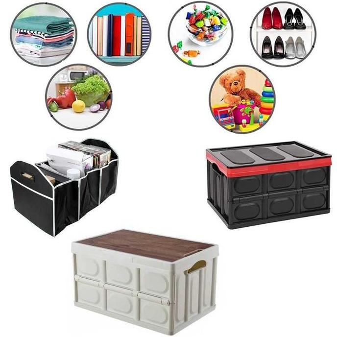 

Terlaris Kotak Box Lipat Foldable Penyimpanan Serbaguna Camping Piknik Outdoor