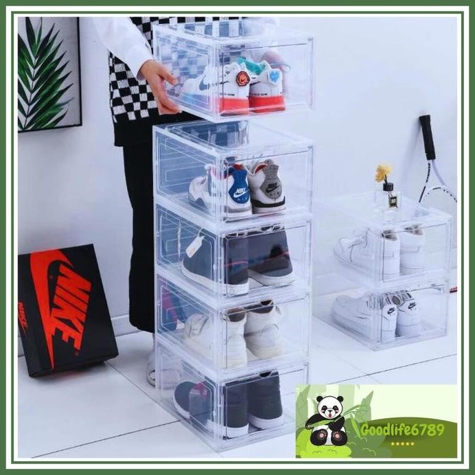 

Terlaris Aj Shoes Box 70001 Storage Transparent Boxes Kotak Sepatu Premium Ukuran Besar Transparant Murah Lebih Tebal Dan Kuat Pakaian Plastik Mainan