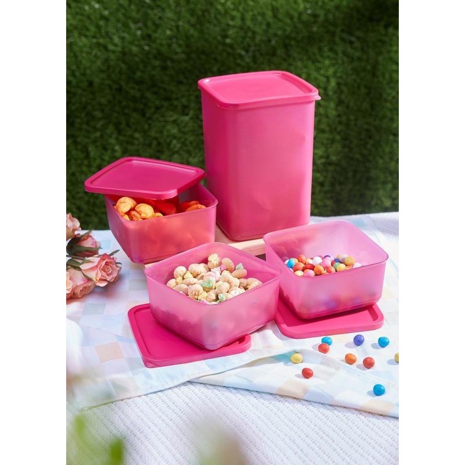 

Terlaris Lula Food Storage Isi 4 Pink