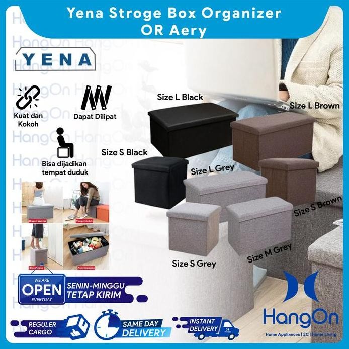 

Terlaris Yena Storage Box Organizer Kotak Penyimpanan Sofa Kecil Serbaguna