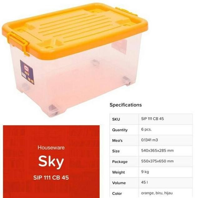 

Terlaris Box Roda Shinpo 45 Liter