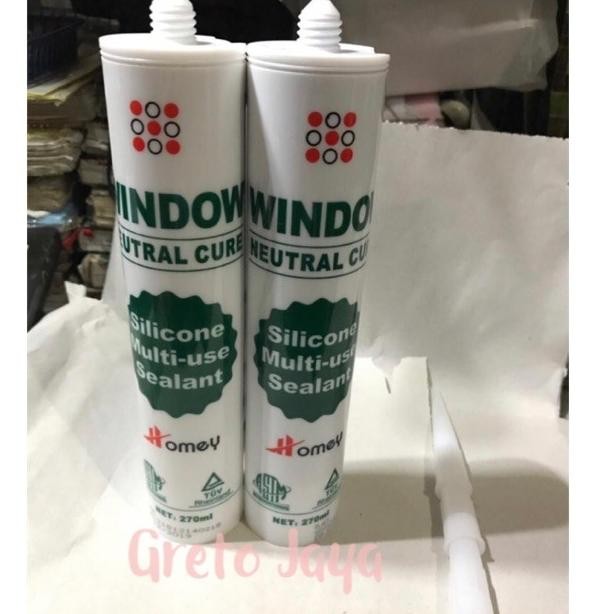 [Expert] ( Window GRH ) Lem Kaca Silikon Sealant Silicone Netral Neutral WINDOW GRH Sealan Silicon