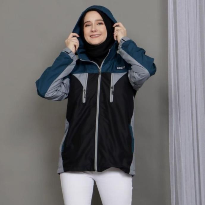 [Expert] Jaket Outdoor Wanita Cozy Original Bahan Dalaman Polar
