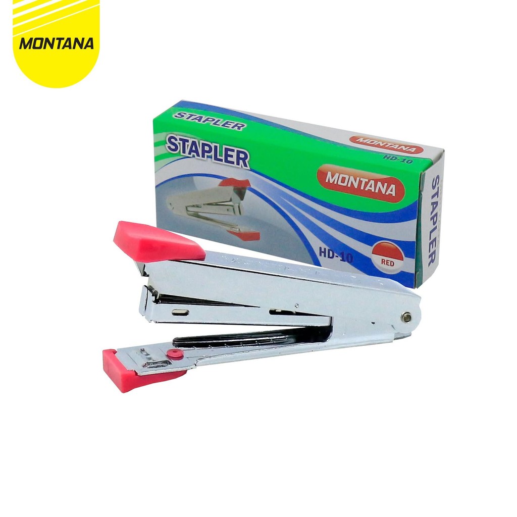 

MONTANA STAPLES SET 1PCS STAPLER JEPRETAN STEPLES HD-10 + 4PCS ISI STAPLER RS-10