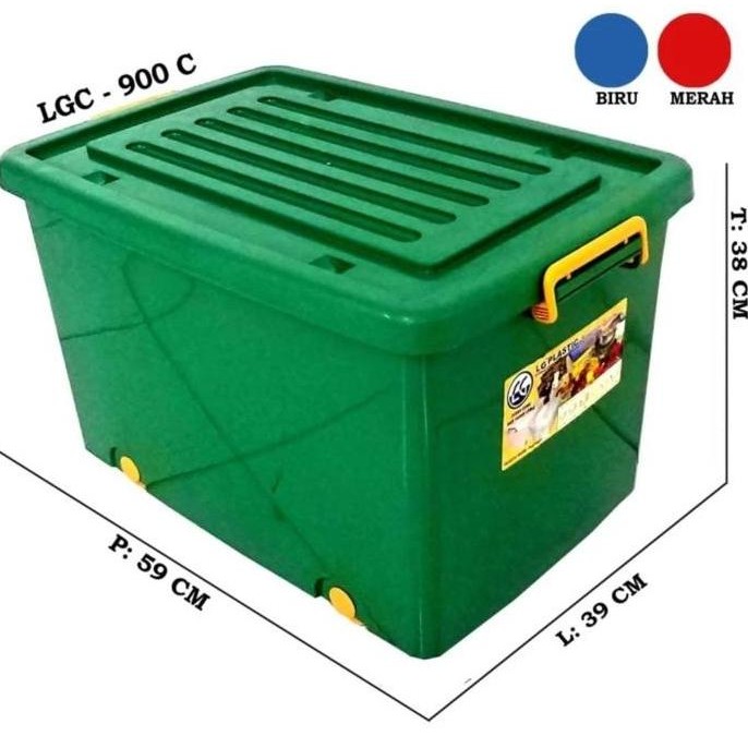 

Terlaris Box Container Roda 60 Liter Lg Kualitas Shinpo Kontainer Penyimpanan Serbaguna