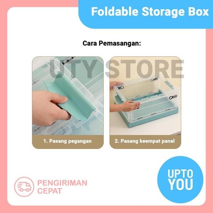 

Terlaris Box Kotak Penyimpanan Serbaguna Storage Box Dapat Dilipat Kecil