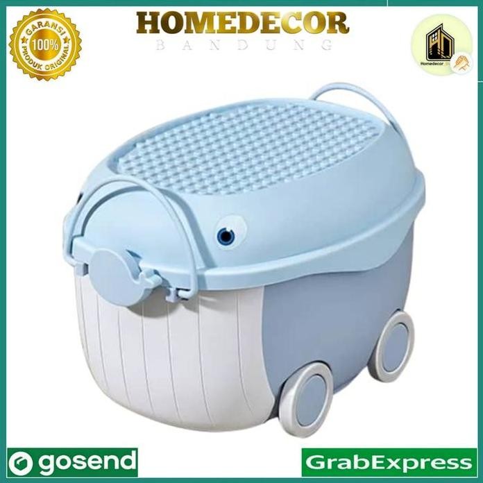 

Terlaris Stora 45X32X27 Cm Kotak Penyimpanan Whale / Tempat Simpan Maenan Anak