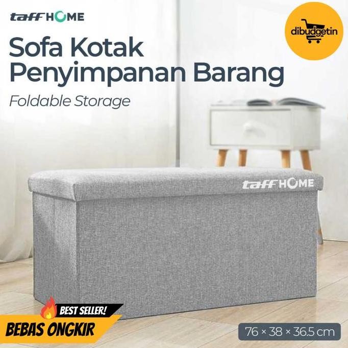 

Terlaris Taffhome Sofa Kotak Penyimpanan Barang Foldable Storage - L1705