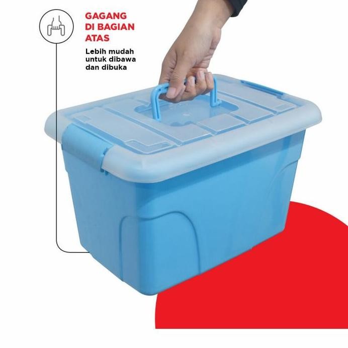 

Terlaris Maspion Kotak Box Favourite M Medium Container 10Liter Plastik Storage