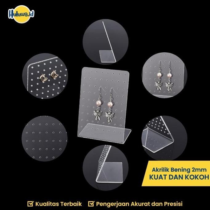 Rak Display Anting Akrilik / Acrylic Earring Holder / Rak Anting Acrylic