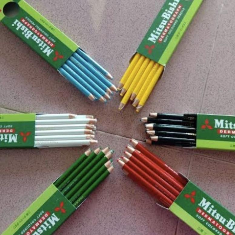 

MITSUBISHI PENSIL KACA 7600 DERMATOGRAPH PENCIL GLASS (1PAK/12PCS)